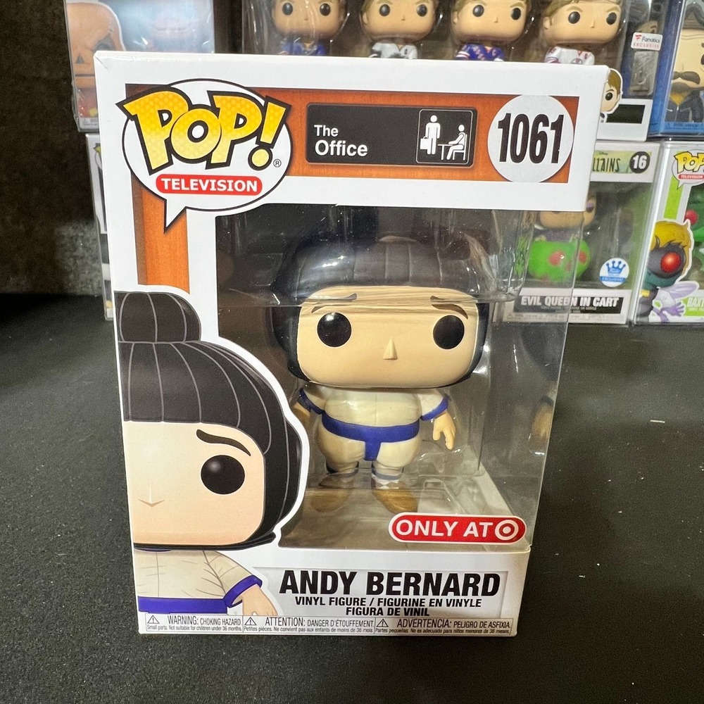 Funko Pop The Office Andy Bernard Sumo Suit 1061 Target Exclusive Vinyl Figure